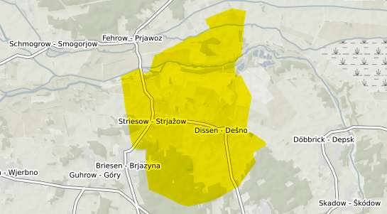 Immobilienpreisekarte Dissen Striesow